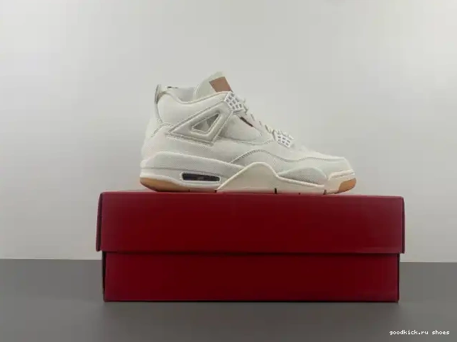 Jordan 4 Levi's Air x 'White' AO2571-100 0621